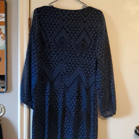 Blue and black dress - Picture 2 of 4